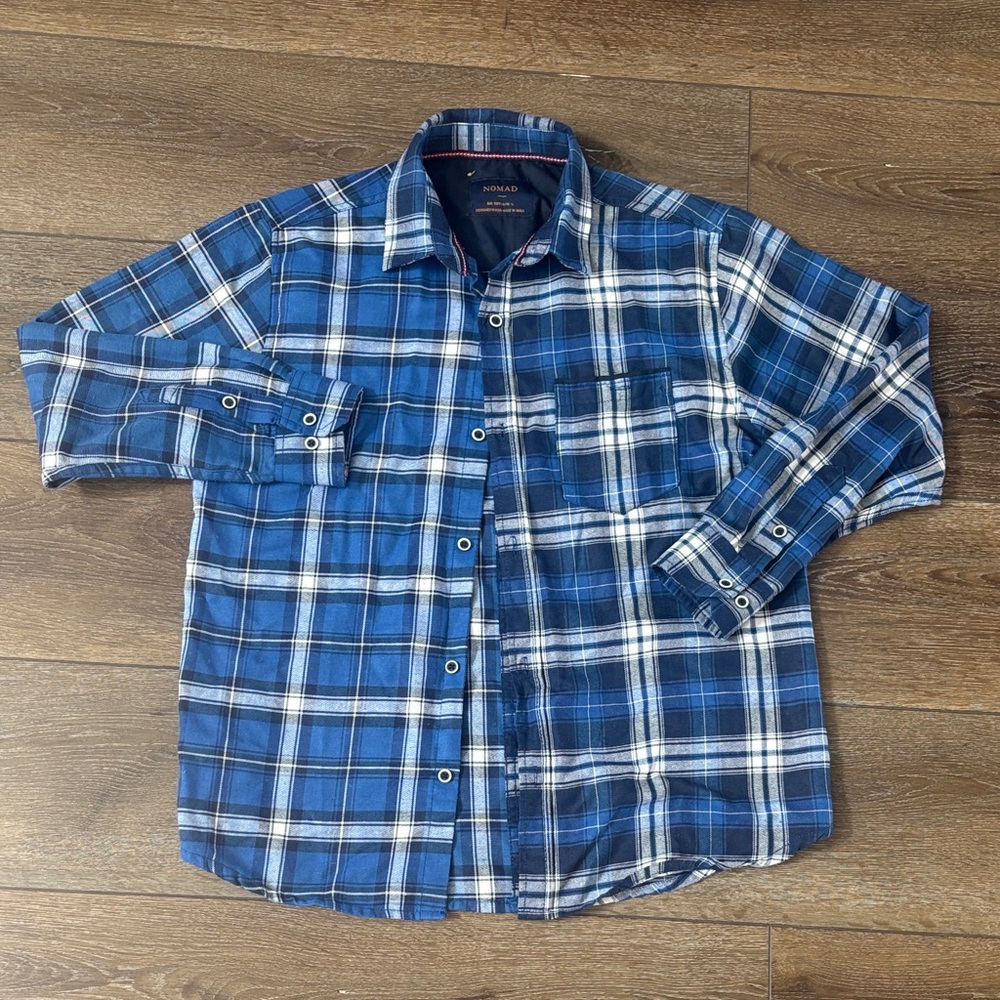 Nomad Plaid Button Down Shirt